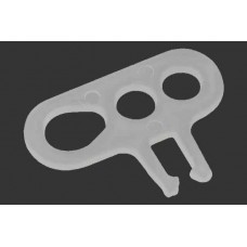 PLASTİK 3 DELİKLİ PUL (TIRNAKLI)